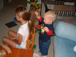 Conor loved to pull my hair!